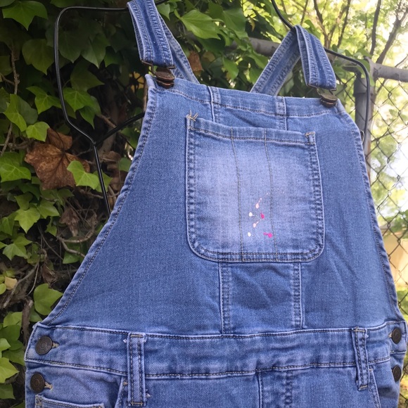 Justice Overalls Mid Rise Super Skinny 18 Plus - Picture 2 of 8